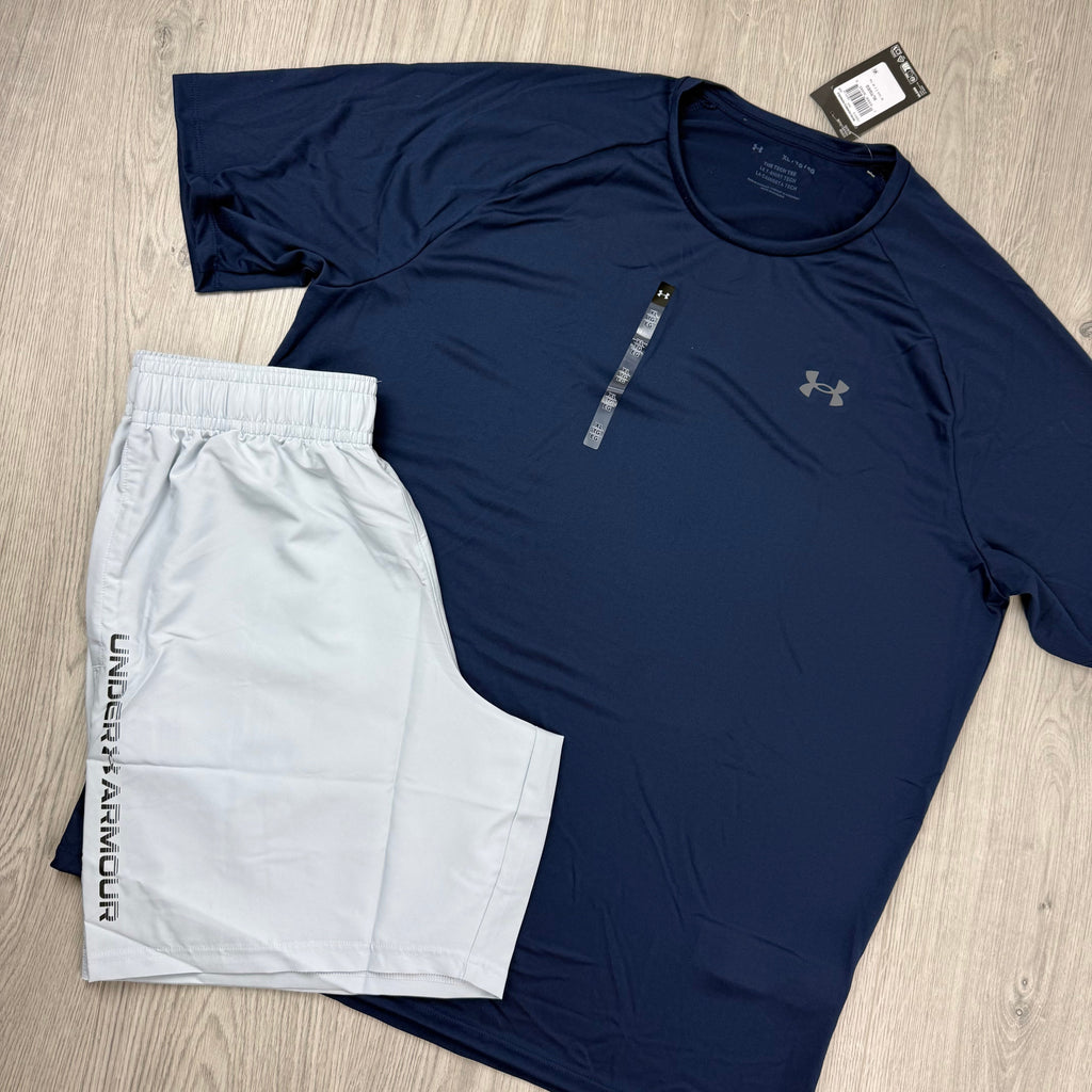 Under Armour Set - Academy Navy/Halo Grey