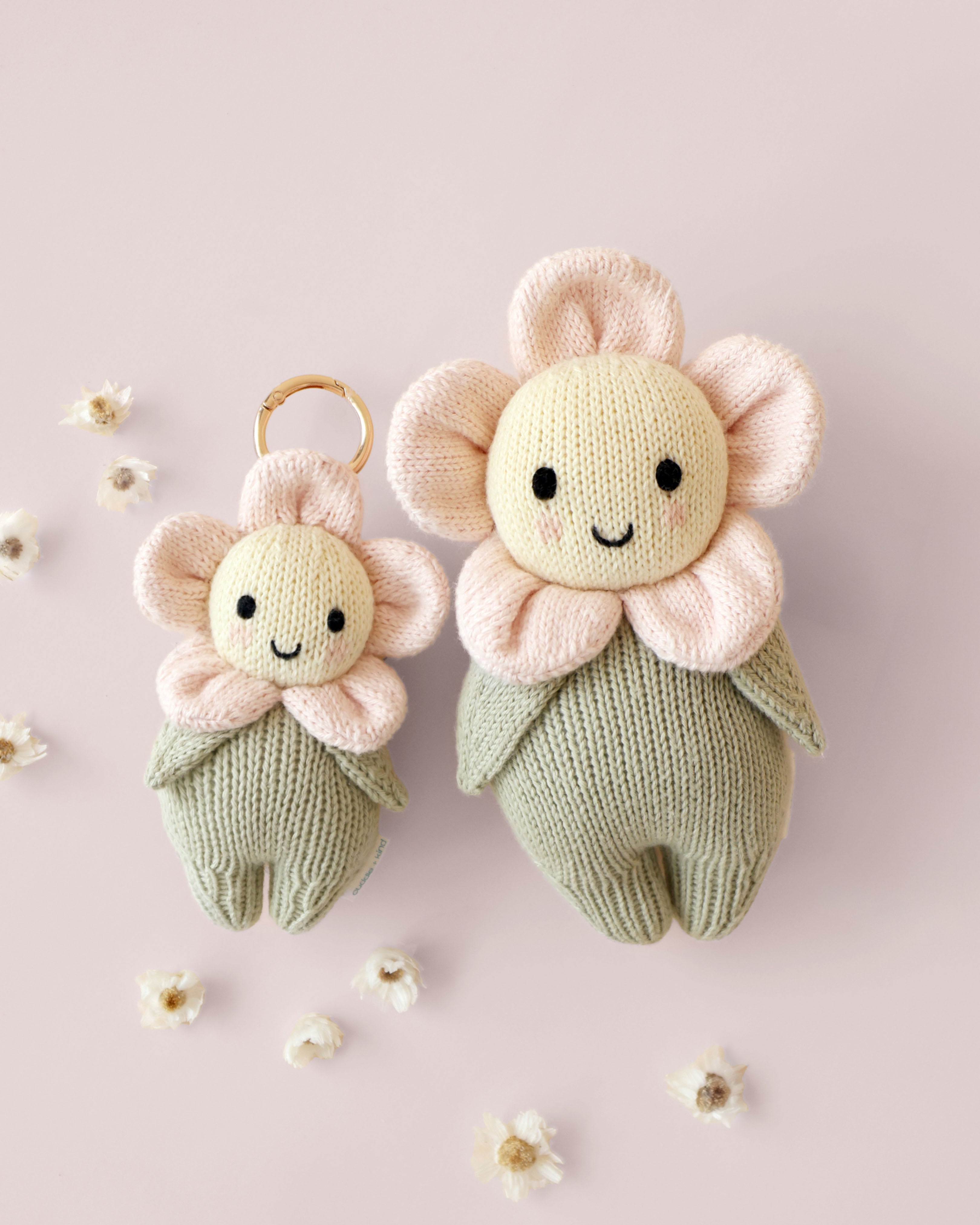 Baby daisy bag charm