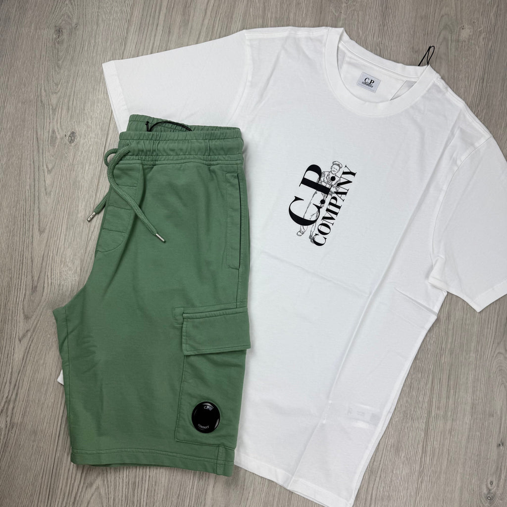 CP Company Set - White/Green Bay