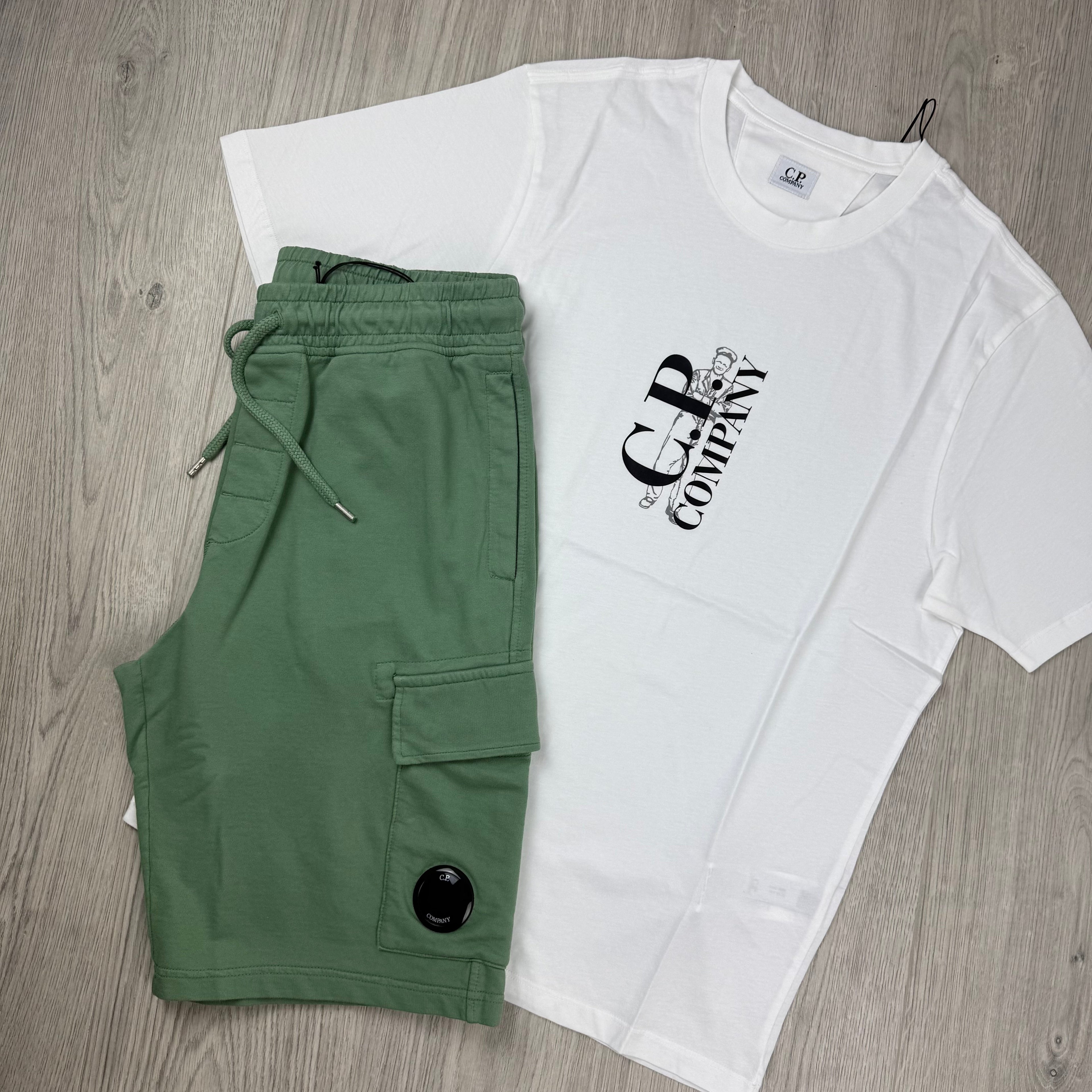 CP Company Set - White/Green Bay