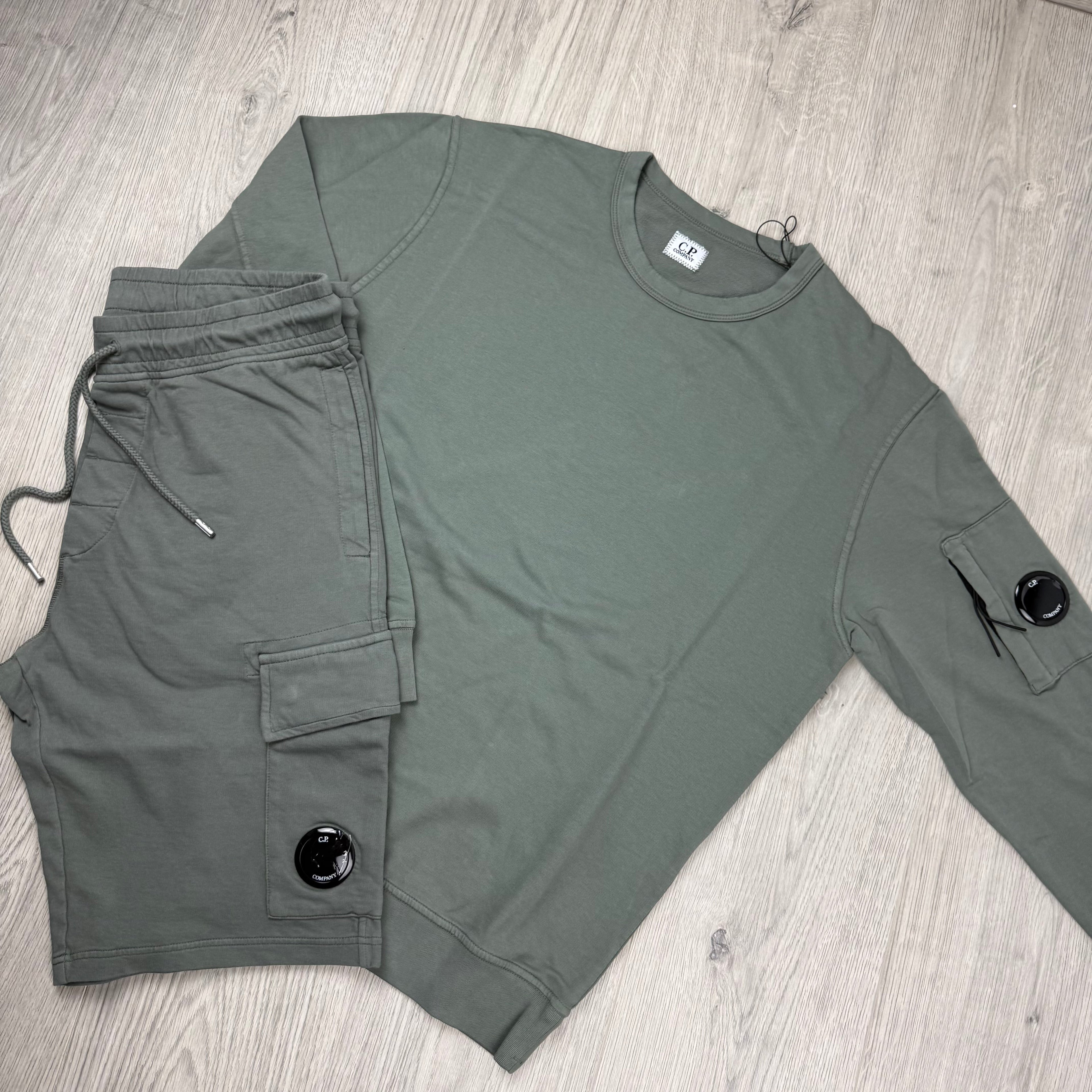 CP Company Light Fleece Tracksuit - Gunmetal