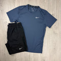 Nike 'Miler' Set - Thunder Blue/Black